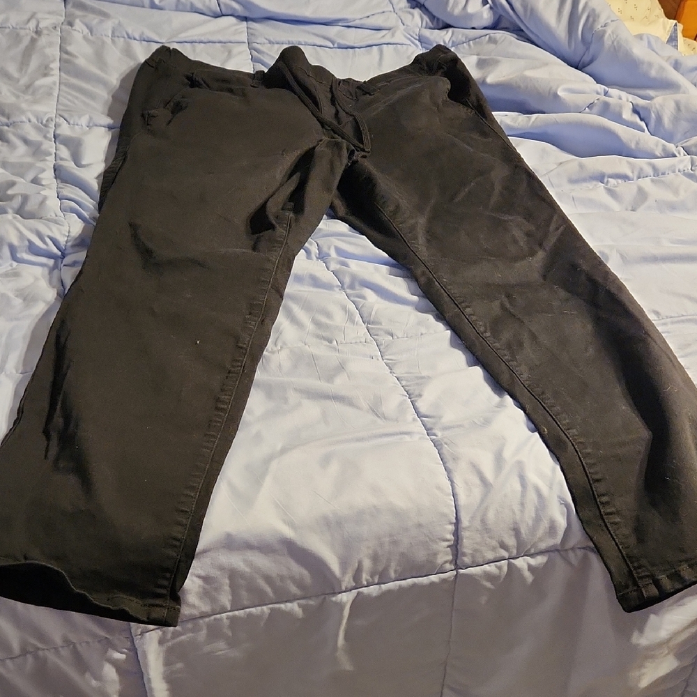 TORRID pull on Tie Waist Chinos Size 2